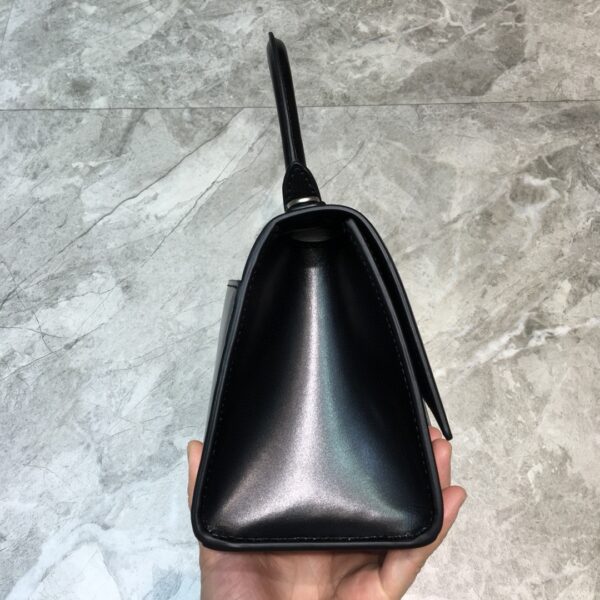 Balenciaga Hourglass XS Handbag In Black, For Women, Women's Bags 7.4in/19cm
