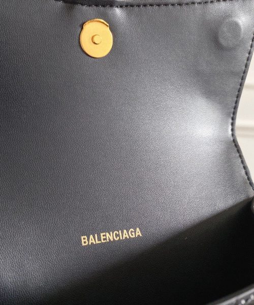 Balenciaga Hourglass XS Handbag In Black, For Women, Women’s Bags 7.4in/19cm