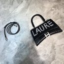 Balenciaga Hourglass XS Handbag In Black, For Women, Women's Bags 7.4in/19cm