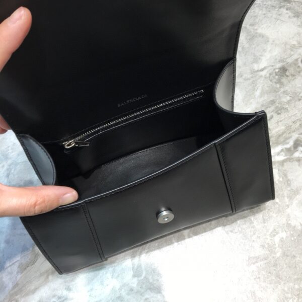 Balenciaga Hourglass XS Handbag In Black, For Women, Women's Bags 7.4in/19cm