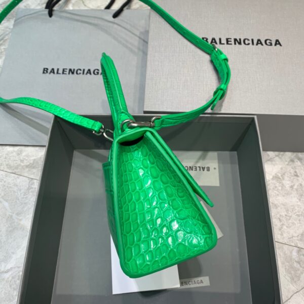 Balenciaga Hourglass XS Handbag In Bright Green, For Women, Women's Bags 7.4in/19cm