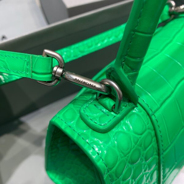 Balenciaga Hourglass XS Handbag In Bright Green, For Women, Women's Bags 7.4in/19cm