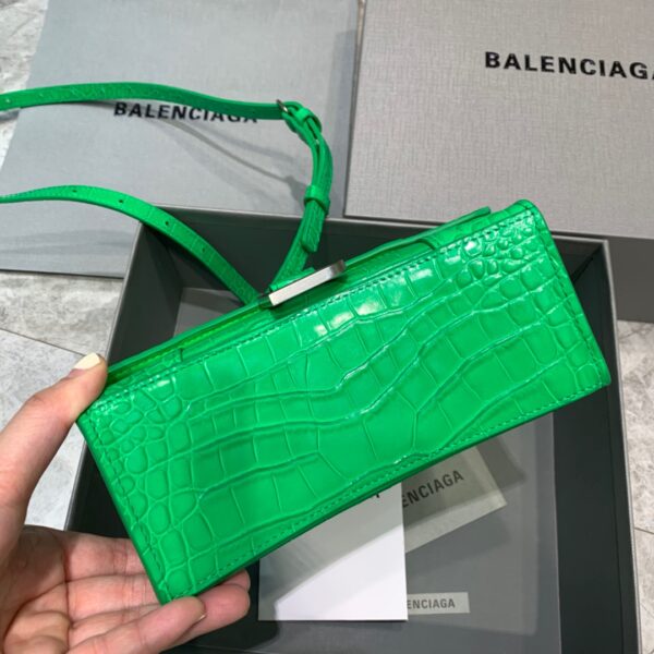 Balenciaga Hourglass XS Handbag In Bright Green, For Women, Women's Bags 7.4in/19cm