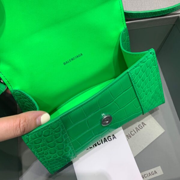 Balenciaga Hourglass XS Handbag In Bright Green, For Women, Women's Bags 7.4in/19cm