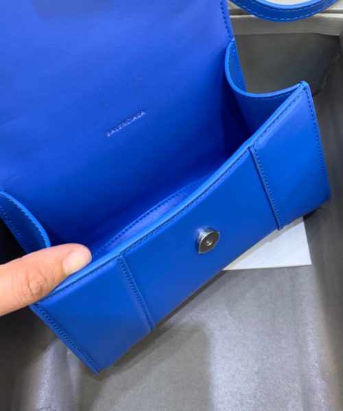 Balenciaga Hourglass XS Handbag In Dark Blue, For Women, Women's Bags 7.4in/19cm