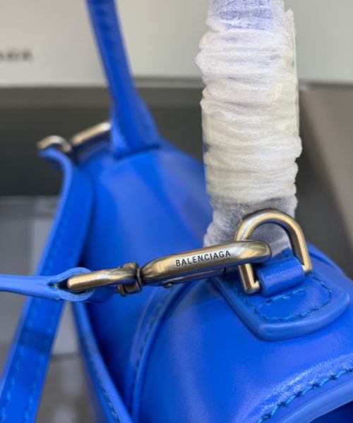 Balenciaga Hourglass XS Handbag In Dark Blue, For Women, Women's Bags 7.4in/19cm