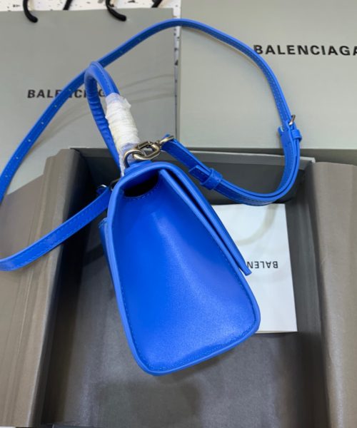 Balenciaga Hourglass XS Handbag In Dark Blue, For Women, Women's Bags 7.4in/19cm