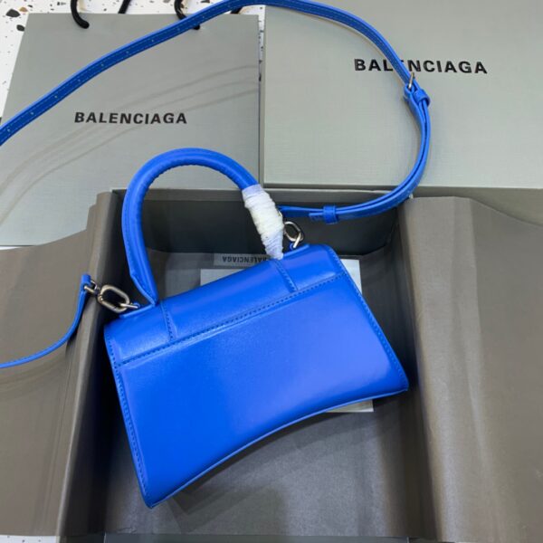 Balenciaga Hourglass XS Handbag In Dark Blue, For Women, Women's Bags 7.4in/19cm