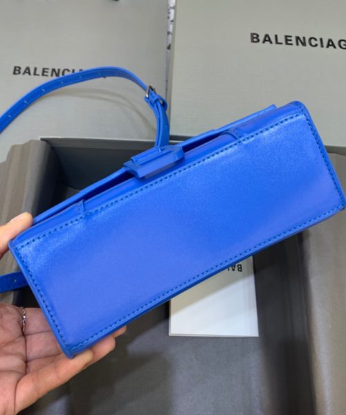 Balenciaga Hourglass XS Handbag In Dark Blue, For Women, Women's Bags 7.4in/19cm