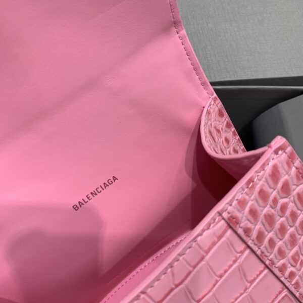Balenciaga Hourglass XS Handbag In Dark Pink, For Women, Women's Bags 7.4in/19cm