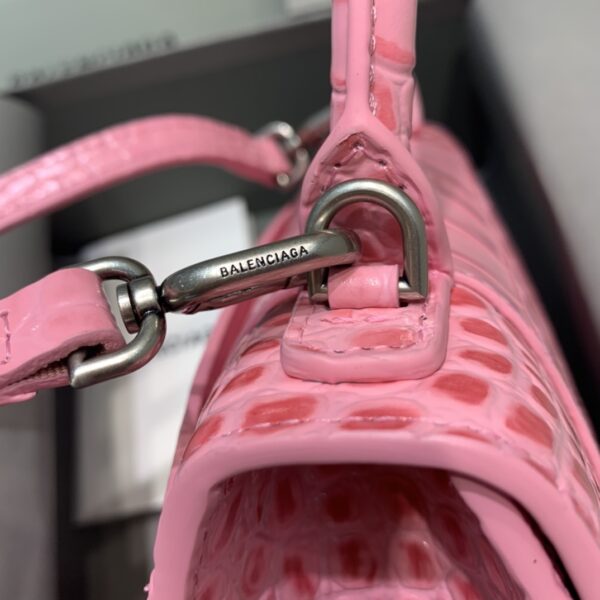 Balenciaga Hourglass XS Handbag In Dark Pink, For Women, Women's Bags 7.4in/19cm