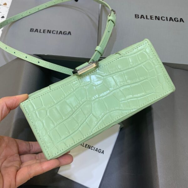 Balenciaga Hourglass XS Handbag In Light Green, For Women, Women's Bags 7.4in/19cm