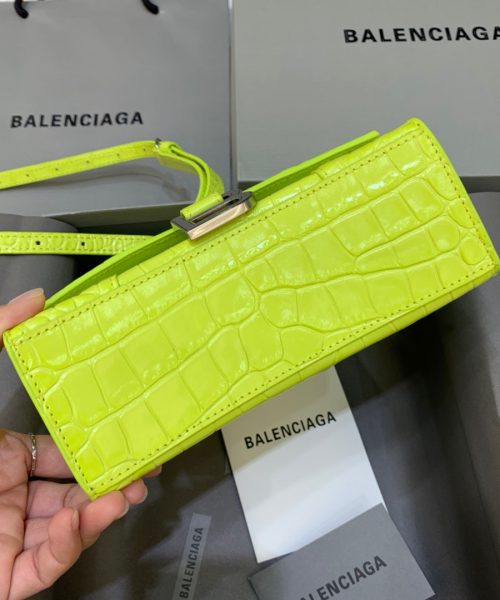 Balenciaga Hourglass XS Handbag In Light Green, For Women, Women's Bags 7.4in/19cm