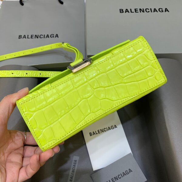 Balenciaga Hourglass XS Handbag In Light Green, For Women, Women's Bags 7.4in/19cm