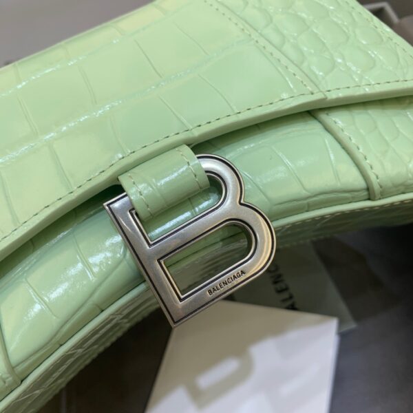 Balenciaga Hourglass XS Handbag In Light Green, For Women, Women's Bags 7.4in/19cm