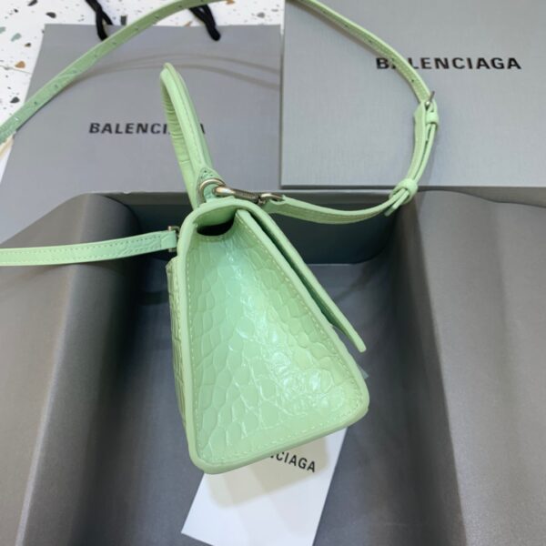 Balenciaga Hourglass XS Handbag In Light Green, For Women, Women's Bags 7.4in/19cm
