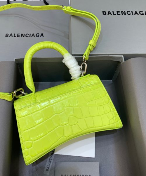 Balenciaga Hourglass XS Handbag In Light Green, For Women, Women's Bags 7.4in/19cm