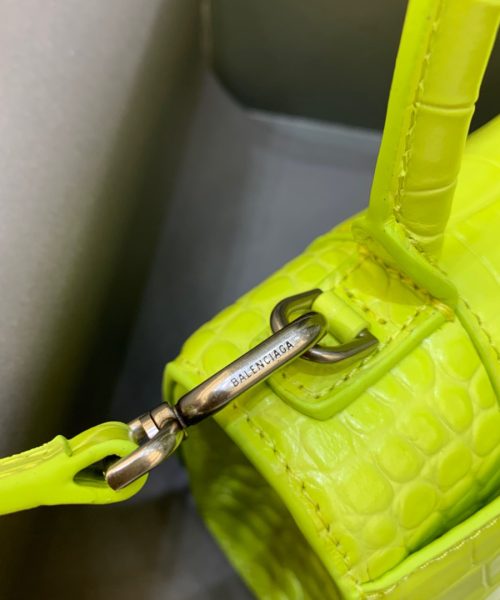 Balenciaga Hourglass XS Handbag In Light Green, For Women, Women's Bags 7.4in/19cm