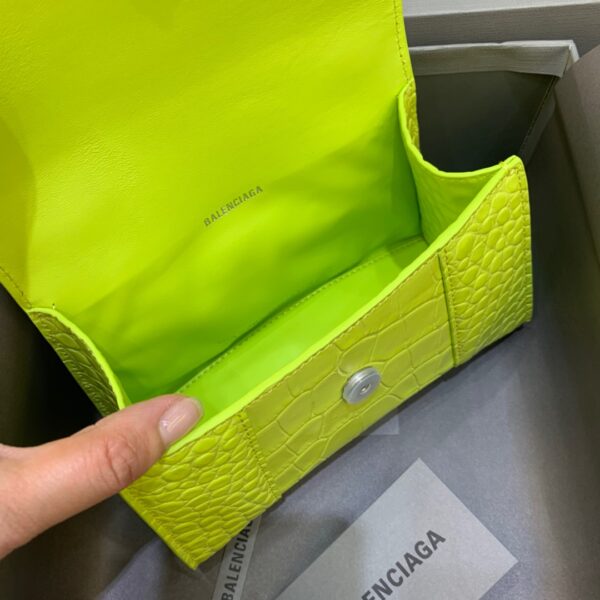 Balenciaga Hourglass XS Handbag In Light Green, For Women, Women's Bags 7.4in/19cm