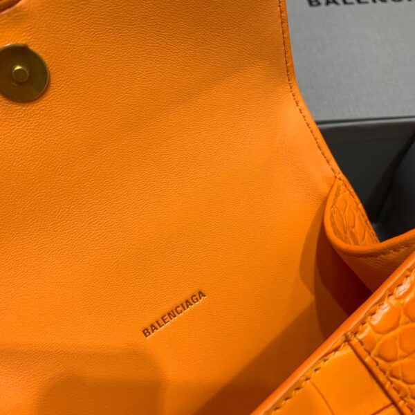Balenciaga Hourglass XS Handbag In Orange, For Women, Women's Bags 7.4in/19cm