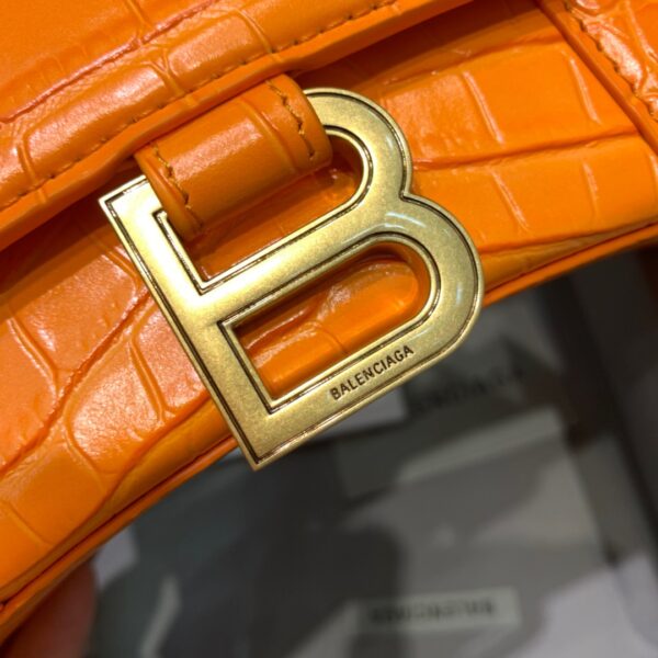 Balenciaga Hourglass XS Handbag In Orange, For Women, Women's Bags 7.4in/19cm