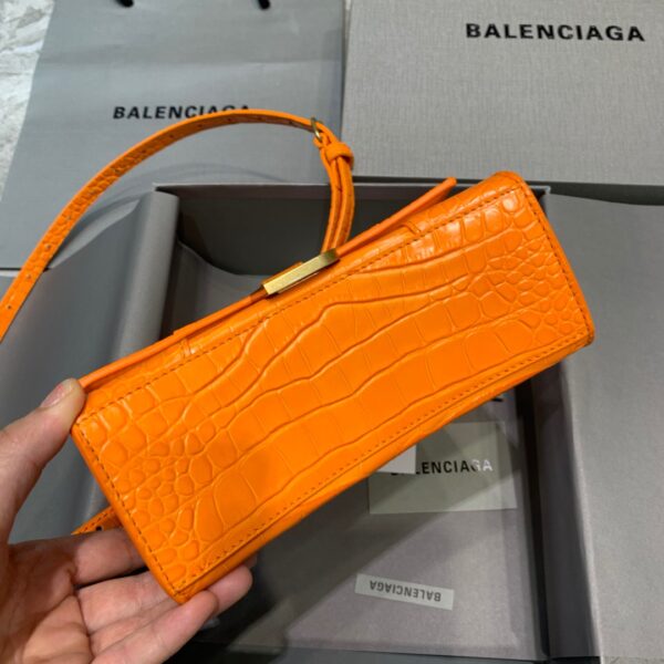 Balenciaga Hourglass XS Handbag In Orange, For Women, Women's Bags 7.4in/19cm