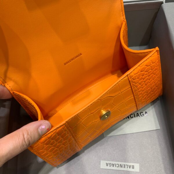 Balenciaga Hourglass XS Handbag In Orange, For Women, Women's Bags 7.4in/19cm
