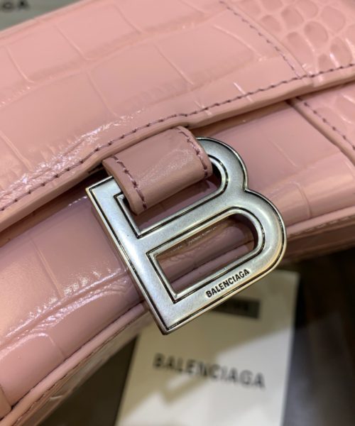 Balenciaga Hourglass XS Handbag In Pink, For Women, Women's Bags 7.4in/19cm