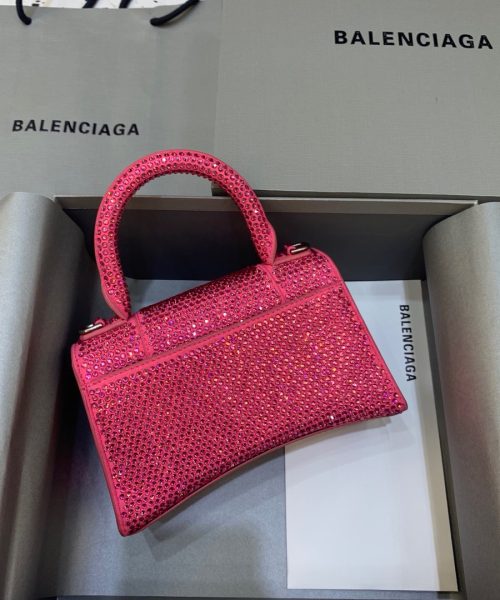 Balenciaga Hourglass XS Handbag In Pink, For Women, Women's Bags 7.4in/19cm