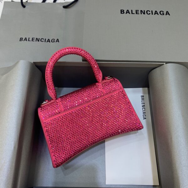 Balenciaga Hourglass XS Handbag In Pink, For Women, Women's Bags 7.4in/19cm