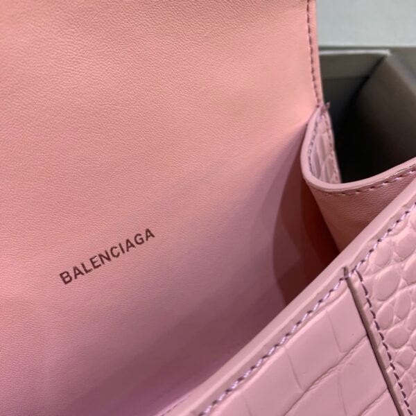 Balenciaga Hourglass XS Handbag In Pink, For Women, Women's Bags 7.4in/19cm