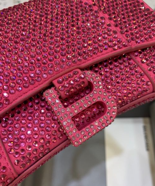 Balenciaga Hourglass XS Handbag In Pink, For Women, Women's Bags 7.4in/19cm