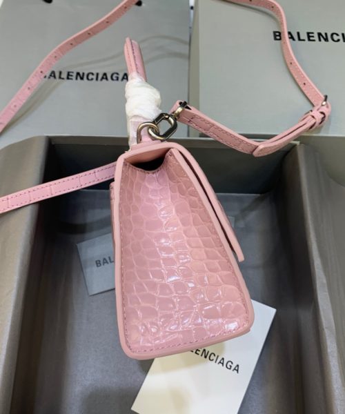Balenciaga Hourglass XS Handbag In Pink, For Women, Women's Bags 7.4in/19cm