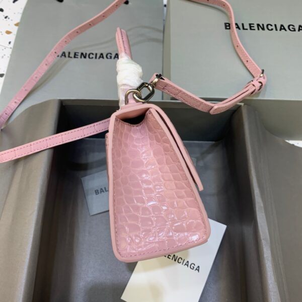 Balenciaga Hourglass XS Handbag In Pink, For Women, Women's Bags 7.4in/19cm