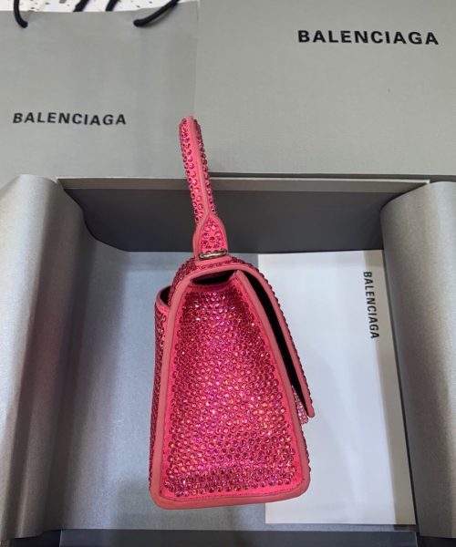 Balenciaga Hourglass XS Handbag In Pink, For Women, Women's Bags 7.4in/19cm