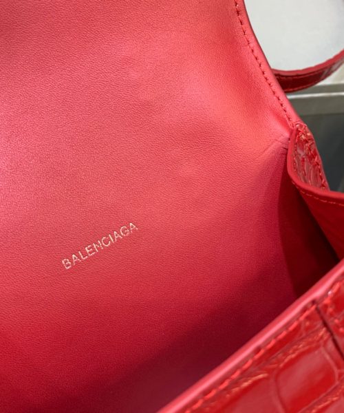 Balenciaga Hourglass XS Handbag In Red, For Women, Women's Bags 7.4in/19cm