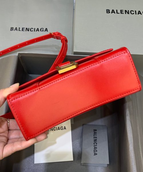 Balenciaga Hourglass XS Handbag In Red, For Women, Women's Bags 7.4in/19cm