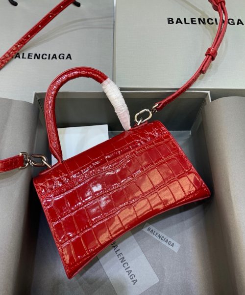 Balenciaga Hourglass XS Handbag In Red, For Women, Women's Bags 7.4in/19cm