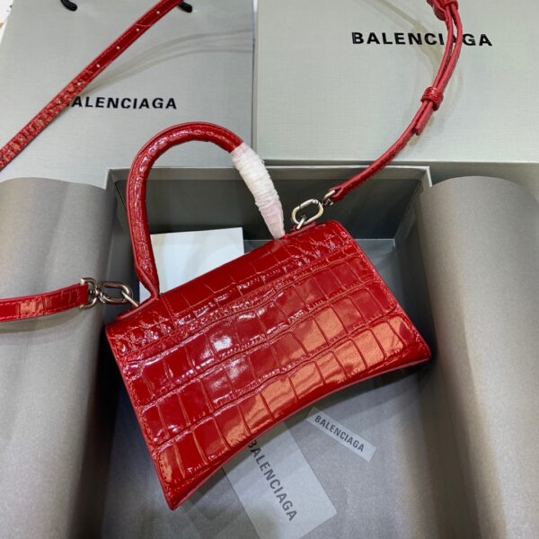Balenciaga Hourglass XS Handbag In Red, For Women, Women's Bags 7.4in/19cm