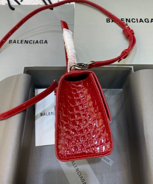 Balenciaga Hourglass XS Handbag In Red, For Women, Women's Bags 7.4in/19cm