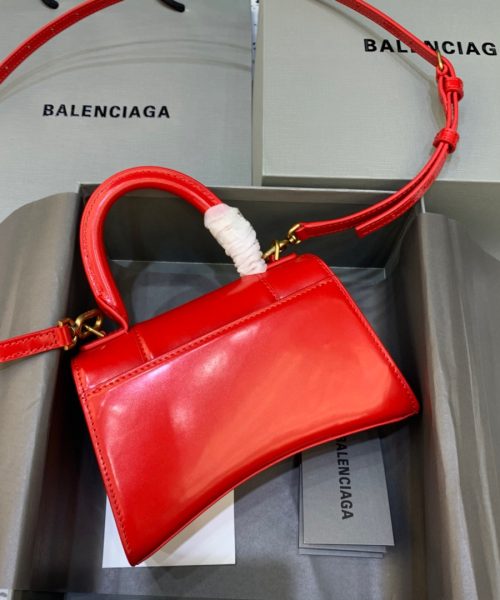 Balenciaga Hourglass XS Handbag In Red, For Women, Women's Bags 7.4in/19cm