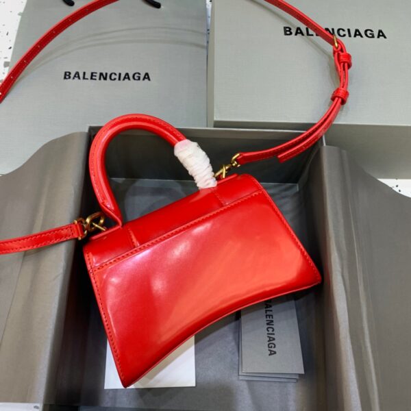 Balenciaga Hourglass XS Handbag In Red, For Women, Women's Bags 7.4in/19cm