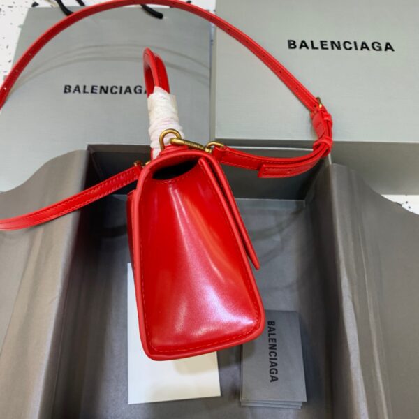 Balenciaga Hourglass XS Handbag In Red, For Women, Women's Bags 7.4in/19cm