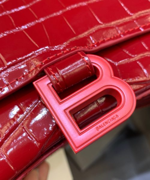 Balenciaga Hourglass XS Handbag In Red, For Women, Women's Bags 7.4in/19cm
