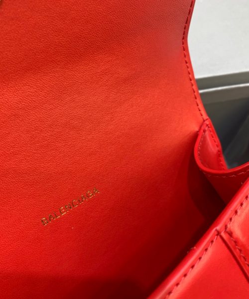 Balenciaga Hourglass XS Handbag In Red, For Women, Women's Bags 7.4in/19cm