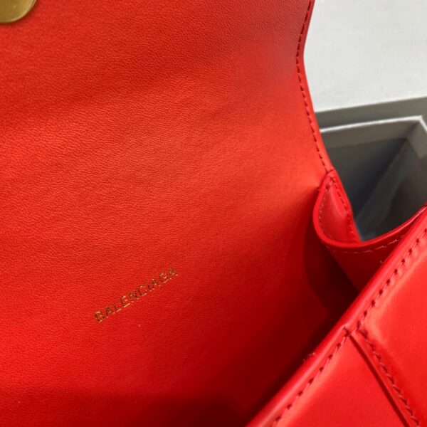 Balenciaga Hourglass XS Handbag In Red, For Women, Women's Bags 7.4in/19cm