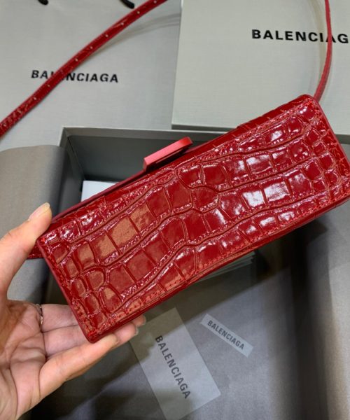 Balenciaga Hourglass XS Handbag In Red, For Women, Women's Bags 7.4in/19cm