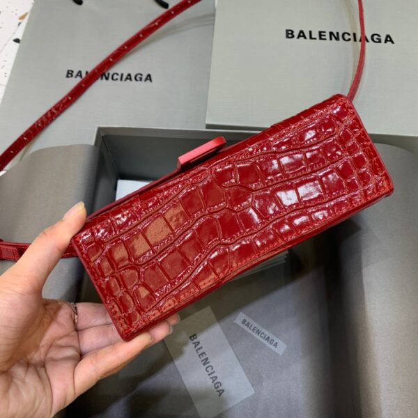 Balenciaga Hourglass XS Handbag In Red, For Women, Women's Bags 7.4in/19cm