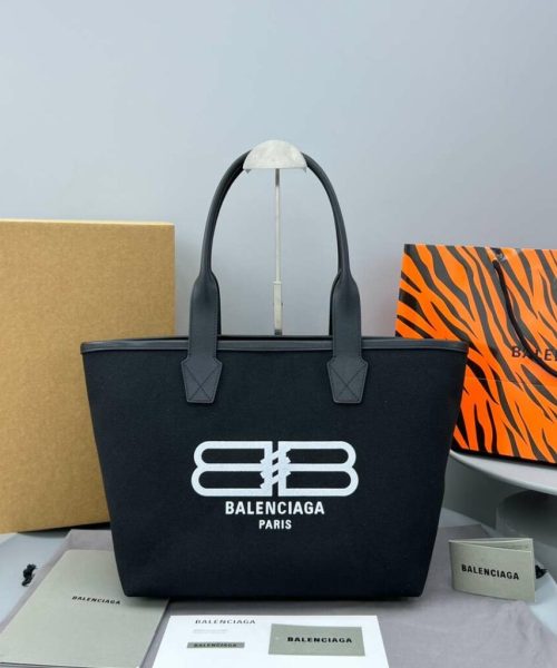 Balenciaga Jumbo Cotton White/Black For Women 17.7in/45cm