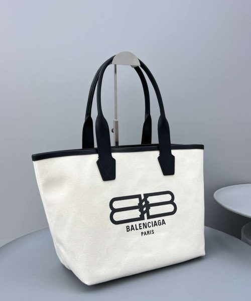 Balenciaga Jumbo Cotton White/Black For Women 17.7in/45cm